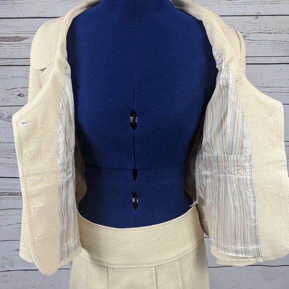 Nanette Lepore Blazer and Skirt set Ivory - Picture 13 of 16